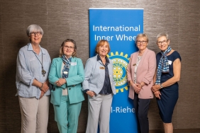Die Delegation vom Inner Wheel Club Laufen:
Claudia, Nora, Jacqueline, Susanne und Ursula